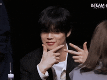 Andteam Andteam K Sign GIF - Andteam Andteam K Sign Andteam K Hand Sign GIFs
