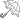 a black and white drawing of a sword with a chain attached to it .