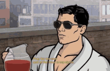 archer drinking hangover
