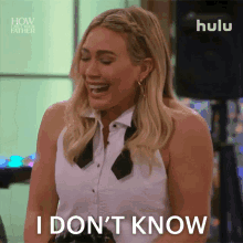 I Dont Know Sophie GIF - I Dont Know Sophie How I Met Your Father GIFs