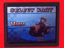Wario Mario Kart GIF