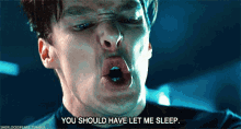 Sleep Benedict Cumberbatch GIF - Sleep Benedict Cumberbatch Star Trek GIFs