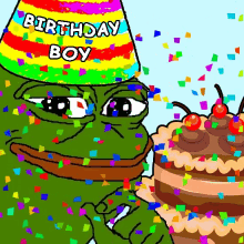 Pepe Birthday Boy GIF