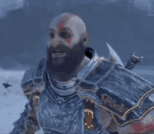 Kratos Happy Falling Man Good Cool Hahhahaha GIF