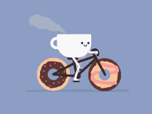 Coffee Cycle GIF - Coffee Cycle Bike GIFs