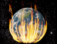 burn fire earth burning earth