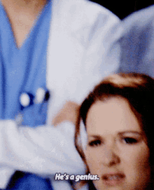 Greys Anatomy April Kepner GIF - Greys Anatomy April Kepner Hes A Genius GIFs