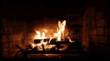 Yule Log Winter GIF - Yule Log Winter Fire GIFs