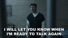 I Will Let You Know When I'M Ready To Talk Again Elias Voit GIF - I Will Let You Know When I'M Ready To Talk Again Elias Voit I Don'T Want To Talk Now GIFs