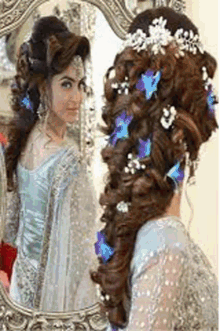 Wedding Hairstyle For Women Indian Weddings GIF - Wedding Hairstyle For Women Indian Weddings Smile GIFs