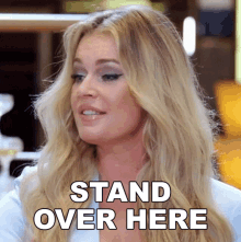 Stand Over Here Rebecca Romijn GIF - Stand Over Here Rebecca Romijn The Real Love Boat GIFs
