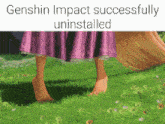Genshin Impact Touch Grass GIF - Genshin Impact Touch Grass GIFs