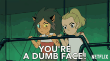 Youre A Dumb Face Hate You GIF