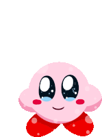 Bounce Kirby Sticker - Bounce Kirby Happy Stickers
