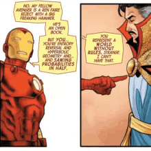 Tony Stark Doctor Strange Iron Man GIF - Tony Stark Doctor Strange Doctor Strange Tony Stark GIFs