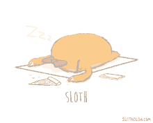 Sloth Sleepy GIF - Sloth Sleepy Working GIFs