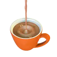 a cup of hot chocolate with the letters a v and u written on it