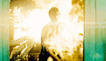 Henry Cavill Superman GIF - Henry Cavill Superman Fire GIFs
