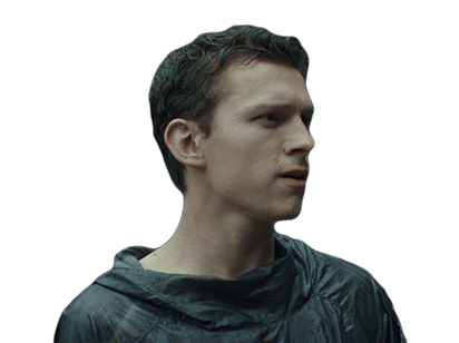 Look Tom Holland Sticker - Look Tom Holland Chaos Walking Stickers
