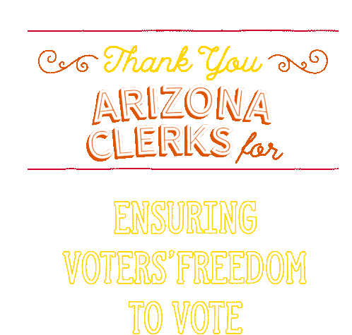 Thank You Arizona Clerks Thanks Sticker - Thank You Arizona Clerks Thank You Thanks Stickers