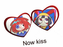 Now Kiss Heart GIF - Now Kiss Heart The Amazing Digital Circus GIFs