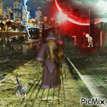 Somewhere In A City Fantasy GIF - Somewhere In A City Fantasy Wizard GIFs