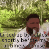 Dj Khaled Lifted Up By Cables GIF
