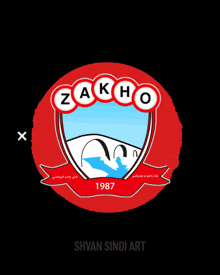 a black background with a red circle that says zakho sc