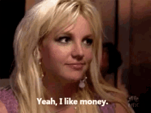 Same Interests GIF - Britney Spears Money I Like Money GIFs