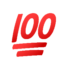 Hundred Points Joypixels Sticker - Hundred Points Joypixels 100emoji Stickers