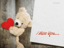 Miss You Heart GIF - Miss You Heart Teddy Bear GIFs