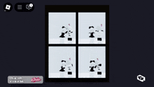 a screenshot of a video game with a barbie logo on the bottom right