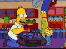 Toy Homer Simpson GIF - Toy Homer Simpson Sergeant Thugs Mountaintop Command Post GIFs