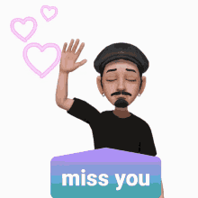 Miss You Wave GIF