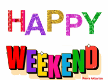 Animated Greeting Card Happy Weekend GIF - Animated Greeting Card Happy Weekend GIFs