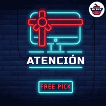Attention Free Pick GIF - Attention Free Pick Neon Lights GIFs
