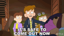 Its Safe To Come Out Now Kevin GIF - Its Safe To Come Out Now Kevin Charlie GIFs