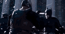 Batman Versus Bane - Batman GIF - The Dark Knight Rises Christian Bane Tom Hardy GIFs