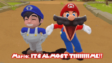 Smg4 Mario GIF - Smg4 Mario Its Almost Time GIFs