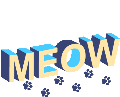 Meow Cat Sticker