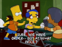Simpsons Order GIF - Simpsons Order Bart GIFs