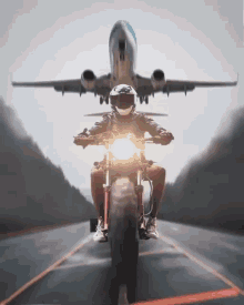 Bike Vs Plane Motorbike GIF - Bike Vs Plane Motorbike Airplane GIFs