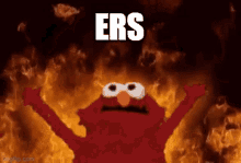 Ers Elmo GIF - Ers Elmo Fire GIFs