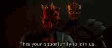 Star Wars Darth Maul GIF - Star Wars Darth Maul This Your Opportunity To Join Us GIFs