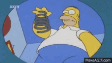 Homer Retrete GIF