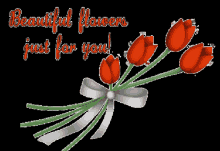 Red Roses Beautiful Flower GIF - Red Roses Beautiful Flower Just For You GIFs