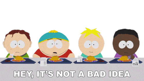 Hey Its Not A Bad Idea Eric Cartman Sticker - Hey Its Not A Bad Idea Eric Cartman Butters Stotch Stickers
