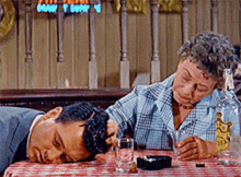 Rock Hudson Drunk Wasted Shit Face Thelma Ritter Pillow Talk GIF