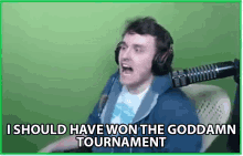 I Should Have Won The Goddamn Tournament Zak Zeeks GIF - I Should Have Won The Goddamn Tournament Zak Zeeks Coney GIFs