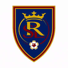 club logo real salt lake major league soccer claret and cobalt rsl